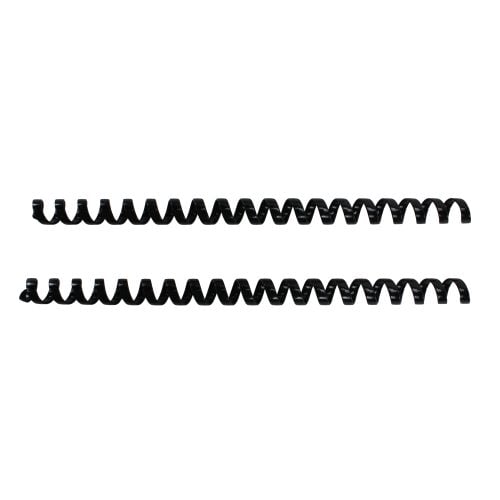 Komtrak Inspiral 13mm Black 19-Ring Spiral Combs - 25pk