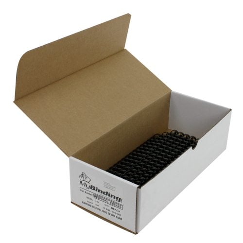 Komtrak Inspiral 13mm Black 19-Ring Spiral Combs - 25pk