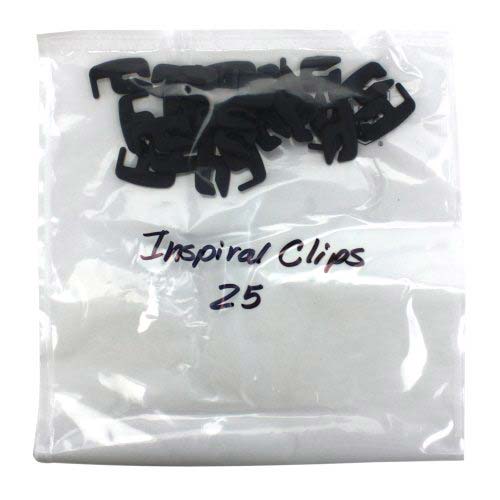 Komtrak Inspiral 13mm Black 19-Ring Spiral Combs - 25pk