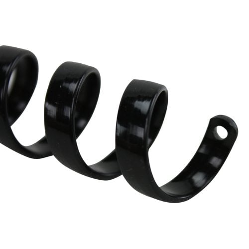 Komtrak Inspiral 16mm Black 19-Ring Spiral Combs - 100pk