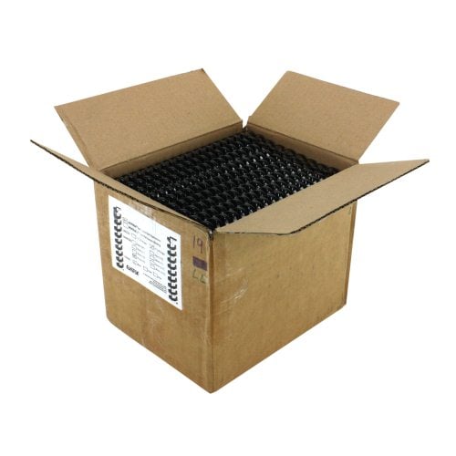 Komtrak Inspiral 19mm Black 19-Ring Spiral Combs - 100pk