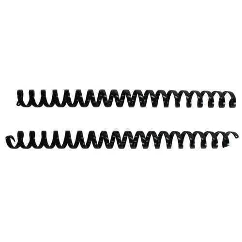 Komtrak Inspiral 19mm Black 19-Ring Spiral Combs - 25pk