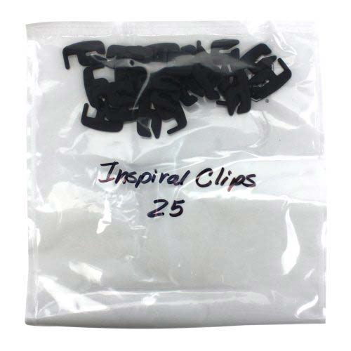 Komtrak Inspiral 19mm Black 19-Ring Spiral Combs - 25pk