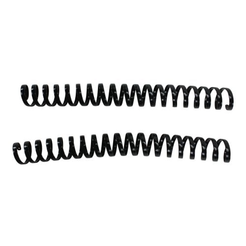 Komtrak Inspiral 26mm Black 19-Ring Spiral Combs - 25pk