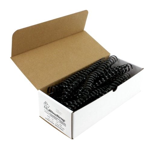 Komtrak Inspiral 26mm Black 19-Ring Spiral Combs - 25pk