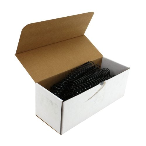 Komtrak Inspiral 38mm Black 19-Ring Spiral Combs - 25pk
