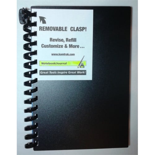 Komtrak Inspiral 5 1/2" x 8 1/2" Editable Notebook/Journal with Heavyweight Covers