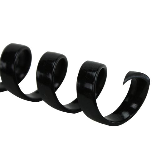 Komtrak Inspiral II 13mm Black 19-Ring Spiral Combs - 25pk