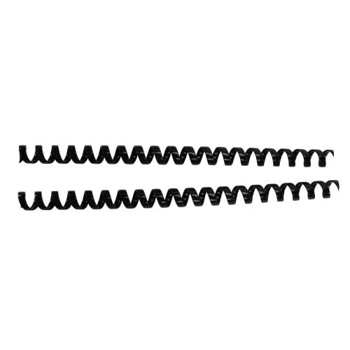 Komtrak Inspiral II 13mm Black 19-Ring Spiral Combs - 25pk