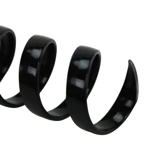 Komtrak Inspiral II 19mm Black 19-Ring Spiral Combs - 100pk
