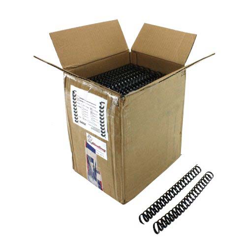 Komtrak Inspiral II 22mm Black 19-Ring Spiral Combs - 100pk