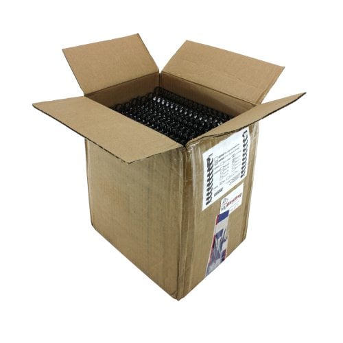 Komtrak Inspiral II 22mm Black 19-Ring Spiral Combs - 100pk
