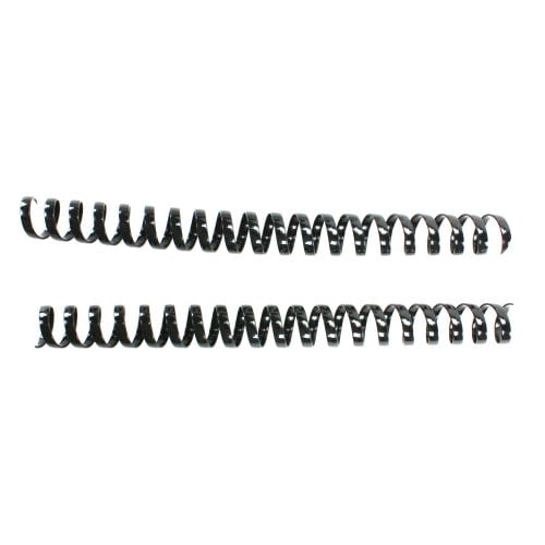 Komtrak Inspiral II 22mm Black 19-Ring Spiral Combs - 25pk