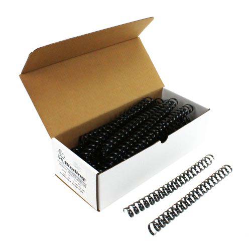 Komtrak Inspiral II 22mm Black 19-Ring Spiral Combs - 25pk