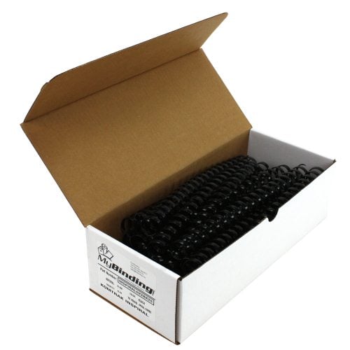 Komtrak Inspiral II 22mm Black 19-Ring Spiral Combs - 25pk