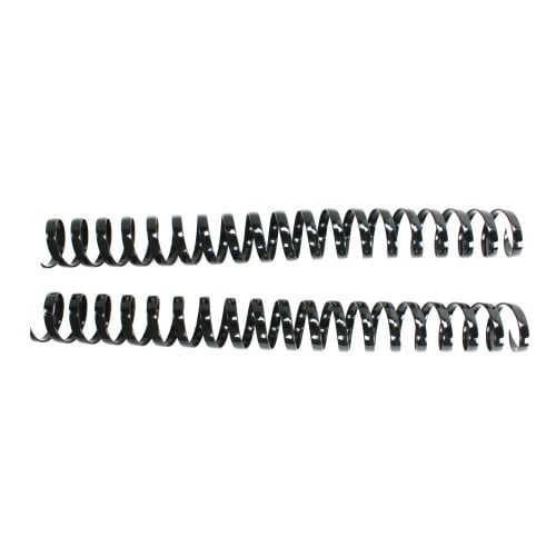 Komtrak Inspiral II 26mm Black 19-Ring Spiral Combs - 25pk