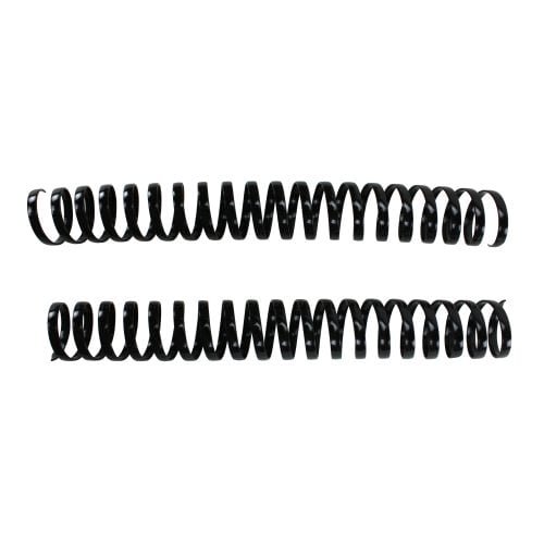 Komtrak Inspiral II 32mm Black 19-Ring Spiral Combs - 100pk
