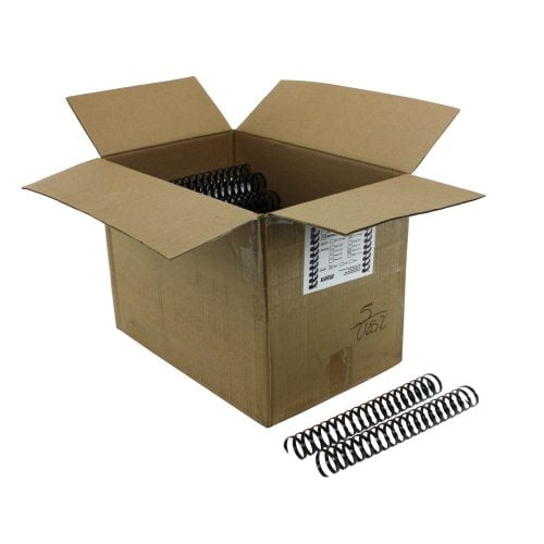 Komtrak Inspiral II 32mm Black 19-Ring Spiral Combs - 100pk