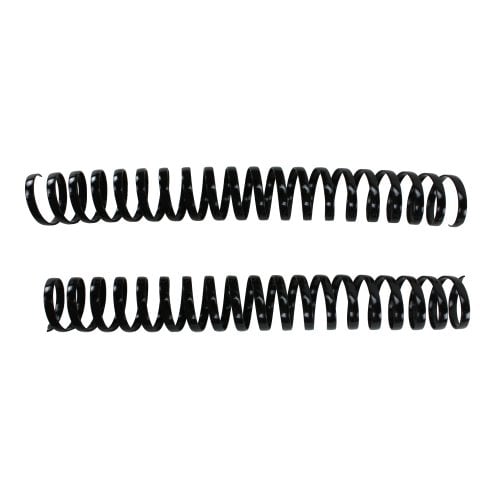 Komtrak Inspiral II 32mm Black 19-Ring Spiral Combs - 25pk