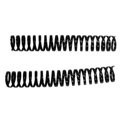 Komtrak Inspiral II 38mm Black 19-Ring Spiral Combs - 100pk