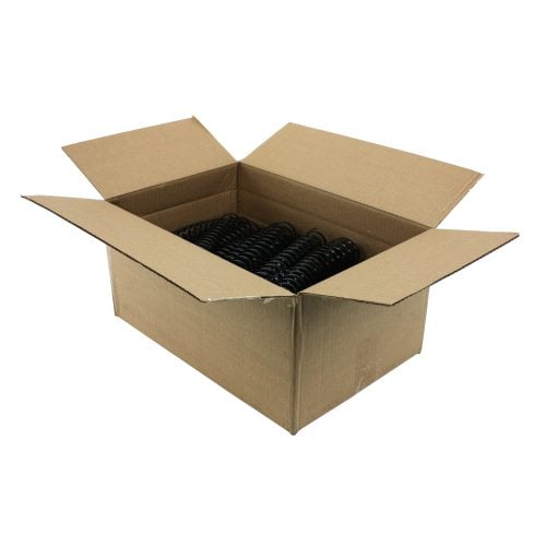 Komtrak Inspiral II 38mm Black 19-Ring Spiral Combs - 100pk