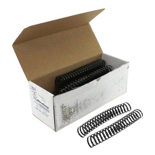 Komtrak Inspiral II 38mm Black 19-Ring Spiral Combs - 25pk