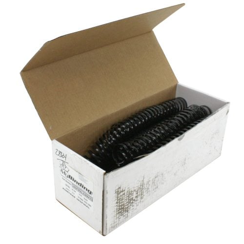 Komtrak Inspiral II 38mm Black 19-Ring Spiral Combs - 25pk