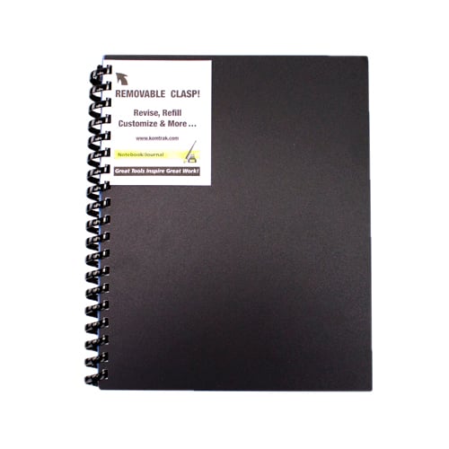 Komtrak Inspiral 8.5" x 11" Editable Notebook/Journal with Heavyweight Covers