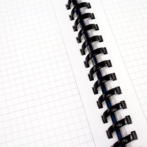 Komtrak Inspiral 8.5" x 11" Quad Ruled Editable Sketchbook with Heavyweight Covers