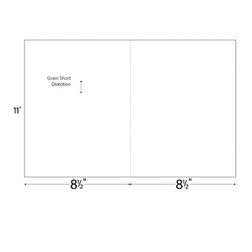 24lb 11" X 17" Folding Vertical Perf Paper 8.5" from left - 2500 sheets