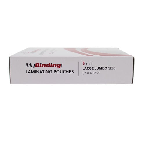 Large Jumbo 3" x 4-3/8" Laminating Pouches - 100pk