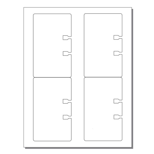 File Card Paper Large Rotary File Cards - 250 Sheets, 3