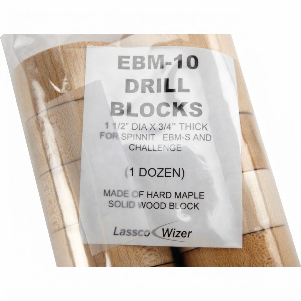 Lassco Wizer 1-1/2" x 3/4" Paper Drill Block - EBM-10