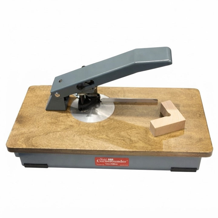 Lassco Wizer Cornerounder CR-50B Heavy-Duty Manual Tabletop Corner Rounder & Dies