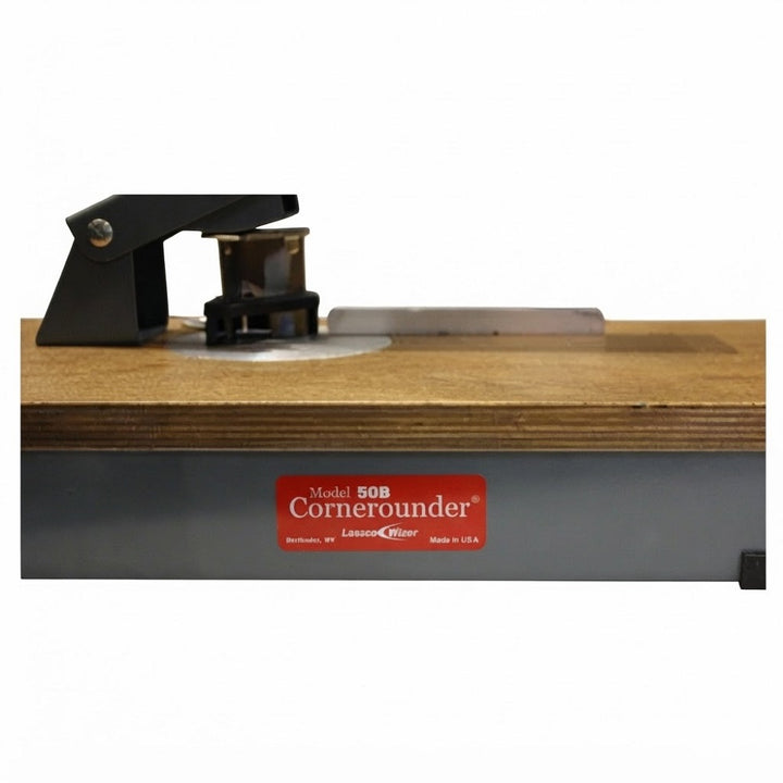 Lassco Wizer Cornerounder CR-50B Heavy-Duty Manual Tabletop Corner Rounder & Dies