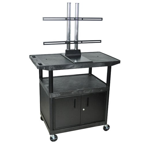 Luxor LE40CWTUD Mobile Plasma/LCD Cart w/ Cabinet