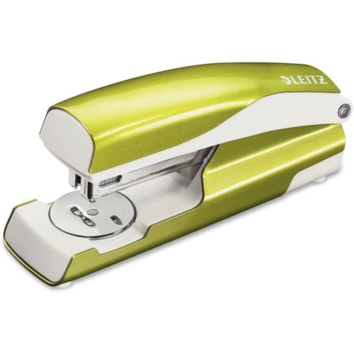Leitz 5504 Green Full-Strip Stapler w/ Built-in Staple Remover