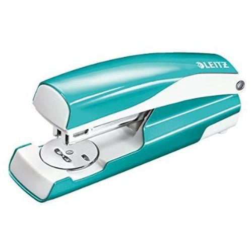 Leitz 5504 Ice Blue Full-Strip Stapler w/ Built-in Staple Remover