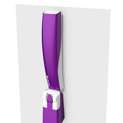 Leitz 5504 Purple Full-Strip Stapler w/ Built-in Staple Remover