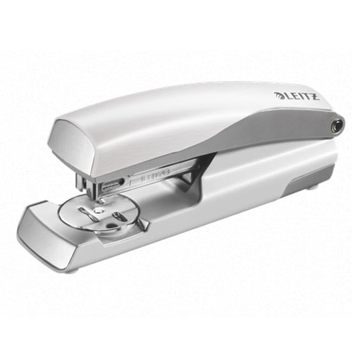 Leitz NeXXt Series Style White Full-Strip Metal Stapler w/ Built-in Staple Remover