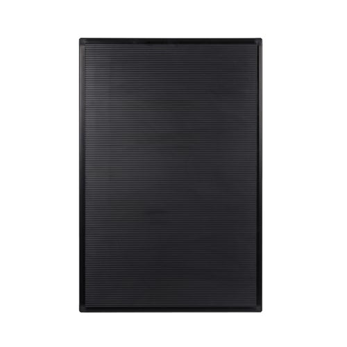 MasterVision 22" x28" Black Letter Board with Plastic Frame - LET0303055