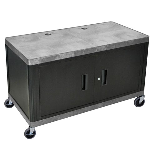 Luxor LEW29C Gray Laminator Work Center Cart