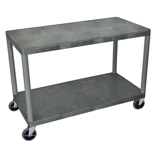 Luxor LEW32 Gray Laminator Work Center Cart