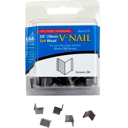 Logan 3/8 (10mm) V-Nails for Logan Studio Joiner or Pro Joiner