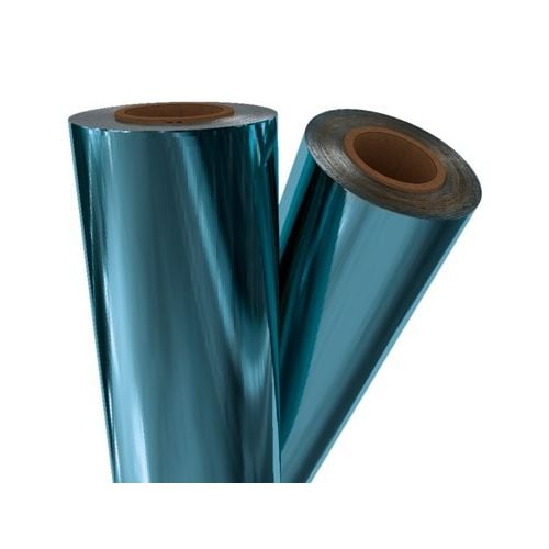 Light Blue Metallic Toner Fusing/Sleeking Foil - 3" Core