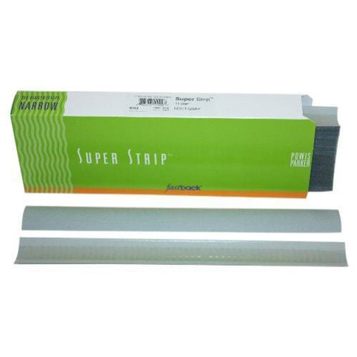 Light Gray 11" Narrow Powis Parker Fastback Super Strips (500/Case) - 56NFBLTGRA