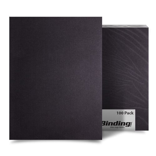 Black Linen 5.5" x 8.5" Half Size Covers - 100pk