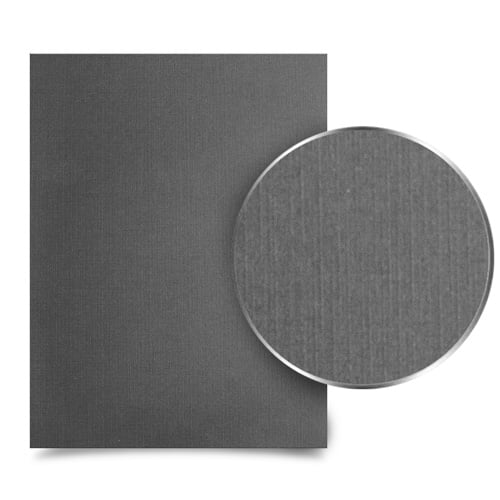 Dark Gray Linen 9" x 11" Index Allowance Covers - 100pk