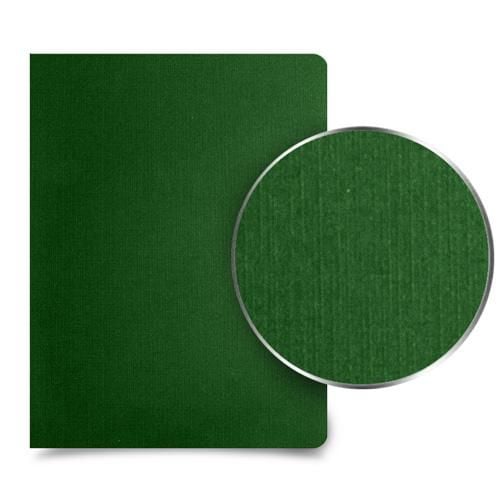 Dark Green Linen 8.75" x 11.25" Oversize Binding Covers [Unpunched, 50pk W/ Window, 50pk Without]- 100pk