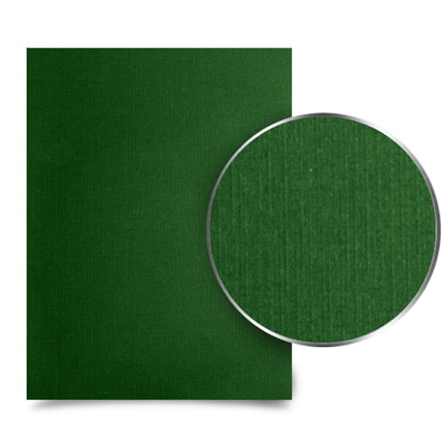 Dark Green Linen 5.5" x 8.5" Half Size Covers - 100pk